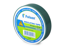 012503 Folsen Изоляционная лента ПВХ 19 мм x 20 м, зеленая