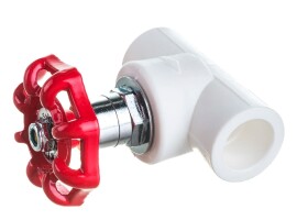 Lammin Вентиль PP-R 25 белый