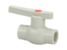 Lammin Кран шаровой PP-R 25 серый