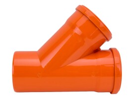 Lammin Тройник наружной канализации 110x110/45°