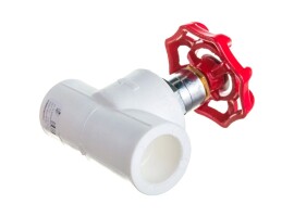 Lammin Вентиль PP-R 50 белый