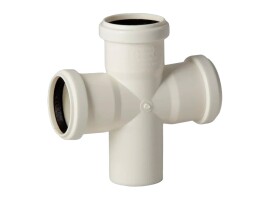 Lammin Крестовина малошумной канализации 50x50/87.5° 