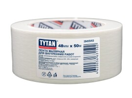 Tytan Professional лента малярная белая 48мм x 50м