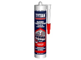 Tytan Professional Герметик силиконовый высокотемпературный 280 мл, черный