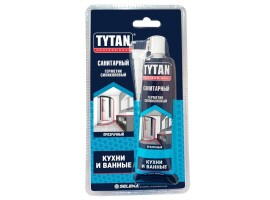 Tytan Professional Герметик силиконовый санитарный 85 мл, прозрачный