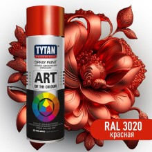 Tytan Professional Art of the Colour краска аэрозольная красная RAL 3020 400 мл