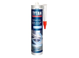 Tytan Professional Герметик силиконакриловый для кухни и ванной 280 мл, белый
