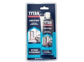 Tytan Professional Герметик силиконовый санитарный 85 мл, белый