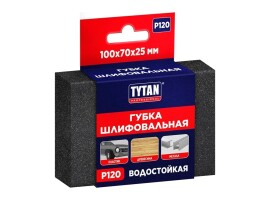 Tytan Professional губка шлифовальная четырехсторонняя (100x70x25 мм; Р120)
