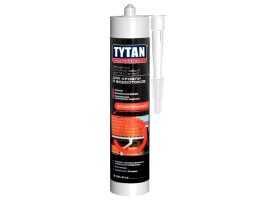 Tytan Professional Герметик силиконовый нейтральный для кровли и водостоков 310 мл, прозрачный