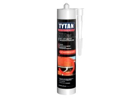 Tytan Professional Герметик силиконовый нейтральный для кровли и водостоков 310 мл, черный