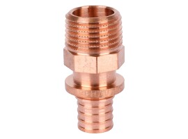Rehau Переходник с наружной резьбой RAUTITAN 50-R 1.1/4" RX+, бронза