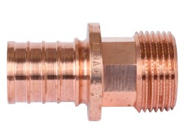 Rehau Переходник с наружной резьбой RAUTITAN 20-R 3/4" RX+, бронза