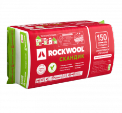 Утеплитель ROCKWOOL ЛАЙТ БАТТС СКАНДИК 1200x600x150 мм