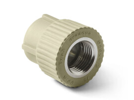 Pro Aqua PP-R Муфта комбинированная ВР 20x1/2" серая