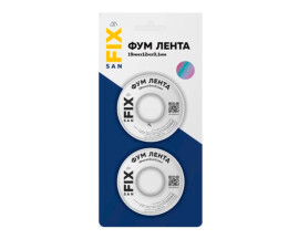 RTP Sanfix ФУМ-лента 19х0,1х12000х0,3, блистер по 2 шт