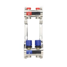Varmega Коллекторная группа для отопления ВР 1", на 2 контура 3/4" EK, латунь