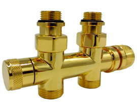 SR Rubinetterie Узел нижнего подключения прямой Tondera 1/2"х3/4"Е Золото