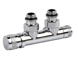 SR Rubinetterie Узел нижнего подключения угловой Tondera 1/2"х3/4"Е Хром (левый)