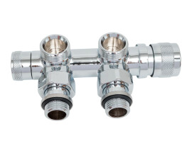 SR Rubinetterie Узел нижнего подключения угловой Tondera 1/2"х3/4"Е Хром (правый)