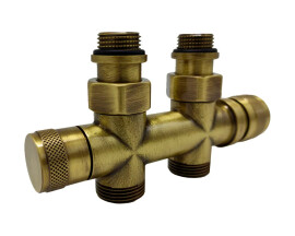 SR Rubinetterie Узел нижнего подключения прямой Tondera 1/2"х3/4"Е Бронза