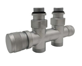 SR Rubinetterie Узел нижнего подключения прямой Tondera 1/2"х3/4"Е Хром матовый