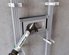 Звукоизоляционный подрозетник 2-секционный SoundGuard S-BOX 2, 192х115х36 мм