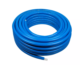 Usystems Труба Radi Pipe белая PN10 20x2,8 в теплоизоляции 6 мм, синий, бухта 50 м