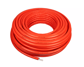 Usystems Труба Radi Pipe белая PN10 20x2,8 в теплоизоляции 6 мм, красный, бухта 50 м