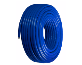 Usystems Труба Radi Pipe белая PN10 25x3,5 в теплоизоляции 6 мм, синий, бухта 25 м