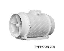 Ровен Вентилятор канальный TYPHOON D200 осевой 2скор. ERA PRO