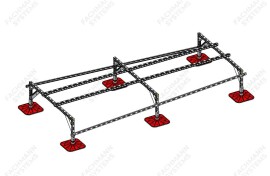 Fachmann Опорная конструкция SOLID SUPPORT-6, 400x1500x3500 мм, 41-41, с подпорками