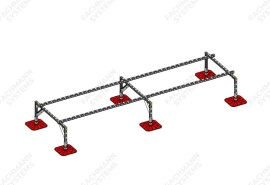 Fachmann Опорная конструкция SOLID SUPPORT-6, 400x1200x4000 мм, 41-41, с подпорками