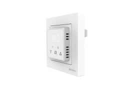 Ridan Терморегулятор Clever с Wi-Fi, с комбинацией датчиков, белый, 16А