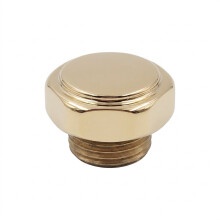 DR Заглушка радиаторная декоративная 1/2", золото