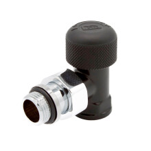 DR Клапан термостатический угловой 1/2"x1/2", черный