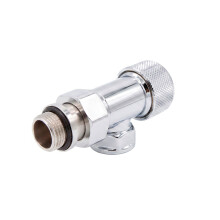 DR Клапан осевой термостатический 1/2"x1/2", хром
