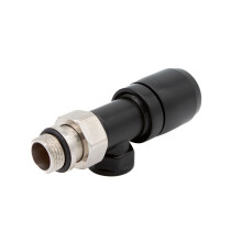 DR Клапан ручной регулировки осевой 1/2"x1/2", белый