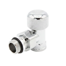 DR Клапан термостатический угловой 1/2"x1/2", хром