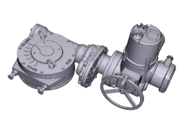 Ридан Электропривод AMB-M-20 + MY-4-1SD 220В с блоком управл.; IP67/IP65; для ШК RJIP DN500 станд.прох. или DN400 полн.прох.