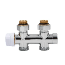 Primoclima Узел нижнего подключения термостатический Thermolink прямой 1/2"х3/4", хром