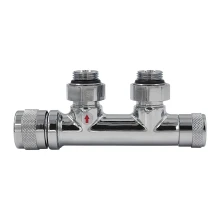 Primoclima Узел нижнего подключения термостатический Lunar угловой 1/2"х3/4"Е, хром, левый