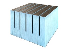 Ruspanel Панель теплоизоляционная XPS RPG Real продольная 2500x600x80 mm #2 двухсторонняя