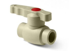 Pro Aqua PP-R Шаровой кран полнопроходной Ultra 50 серый