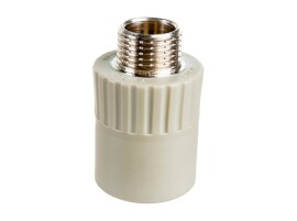 RTP Alpha Муфта комбинированная PP-R 25х3/4" НР серая