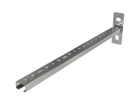 Fachmann Консоль монтажная 21-50x125x6-400 мм, г.ц.