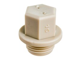 RTP Alpha Заглушка резьбовая PP-R, 1", серая