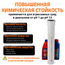 Ostendorf Skolan Труба бесшумная SKEM 75x4,5x1000