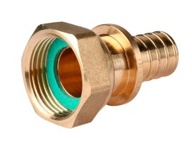 Rehau Переходник с накидной гайкой RAUTITAN 20-G 1/2" MX, латунь