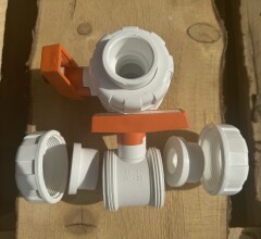 TEBO Кран шаровой PPRC 32 для агрессивных сред